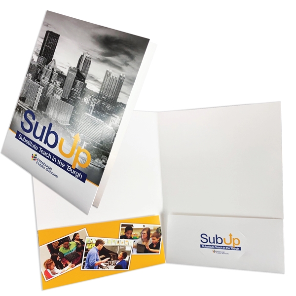 Large 9" x 12" presentation folder with square corners and two... from ASI 32050 Admore / Admore®
