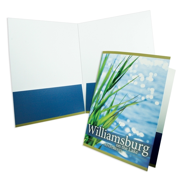 Large 9" x 12" presentation folder with square corners and two... from ASI 32050 Admore / Admore®