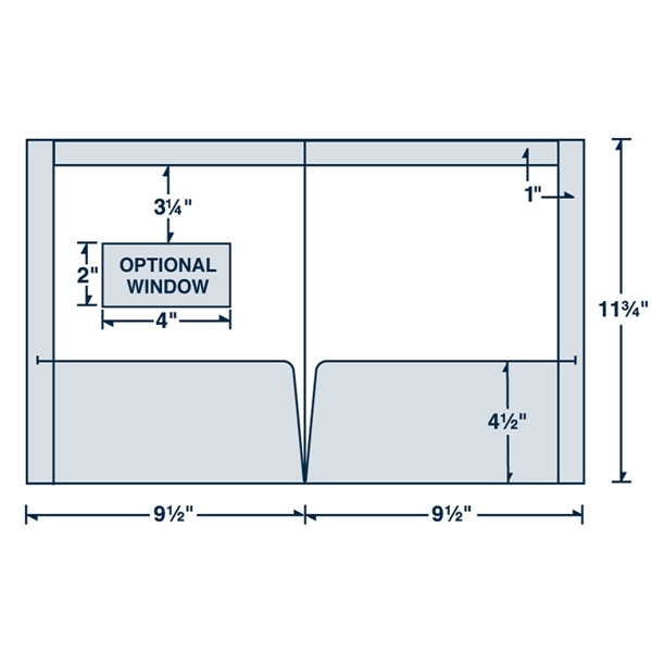 Reinforced Edge Folder with two pockets... from ASI 32050 Admore / Admore®