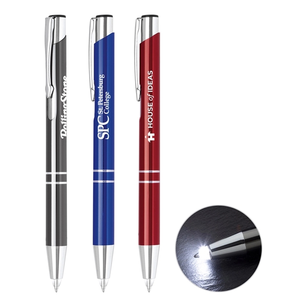 Metallic Light Up Pens... from ASI 31517 Admart Products / Admart Line
