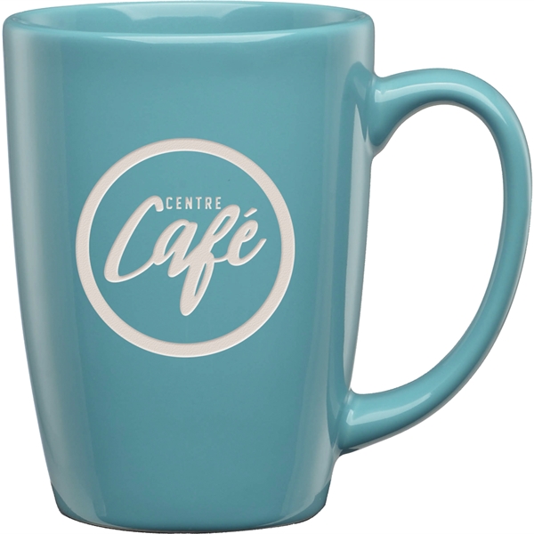 16 oz. ceramic mug with customization.... from ASI 71920 Moderne Glass Company Inc / Glass America®