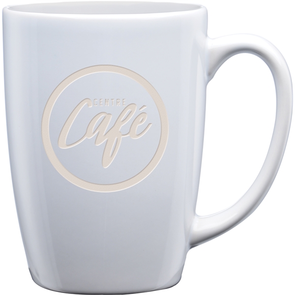 16 oz. ceramic mug with customization.... from ASI 71920 Moderne Glass Company Inc / Glass America®