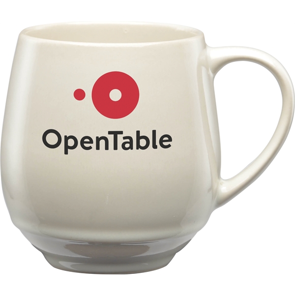 18 oz. mug with reactive glaze, unique bulbous shape and large... from ASI 71920 Moderne Glass Company Inc / Glass America®