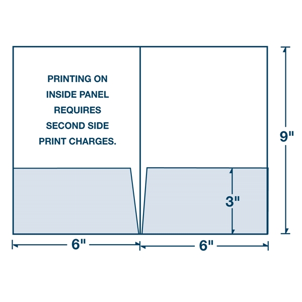 Small presentation folder, 6" x 9".... from ASI 32050 Admore / Admore®