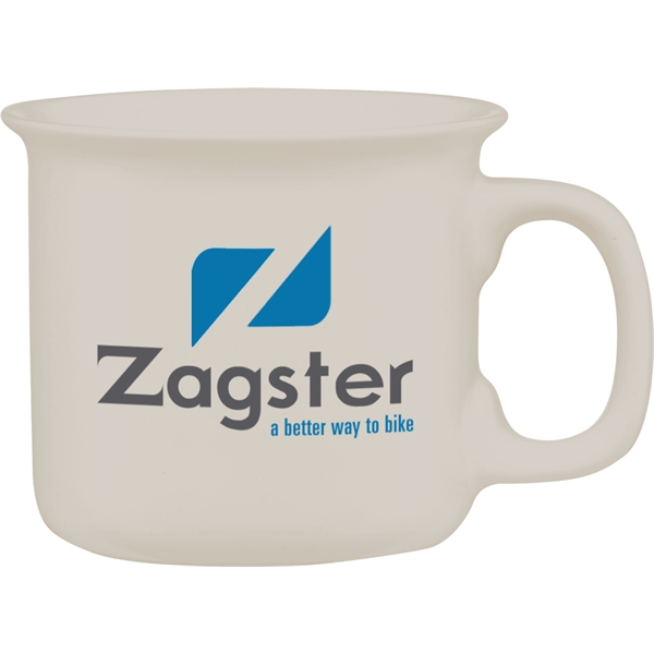 14 oz. ceramic mug with a natural looking, matte style finish... from ASI 71920 Moderne Glass Company Inc / Glass America®