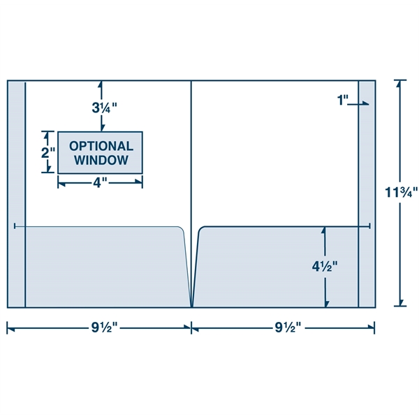 Folder with two pockets and reinforced edges.... from ASI 32050 Admore / Admore®