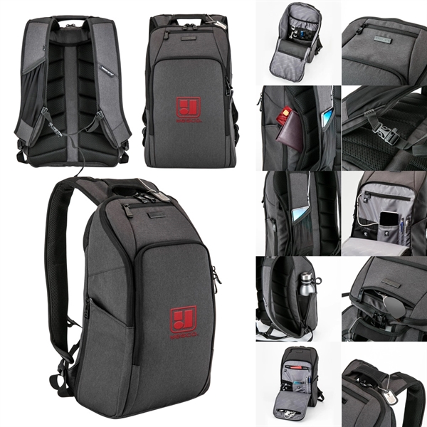 Tech backpack with zip closure and shoulder straps.... from ASI 88060 Snugz/USA Inc / Sweda®