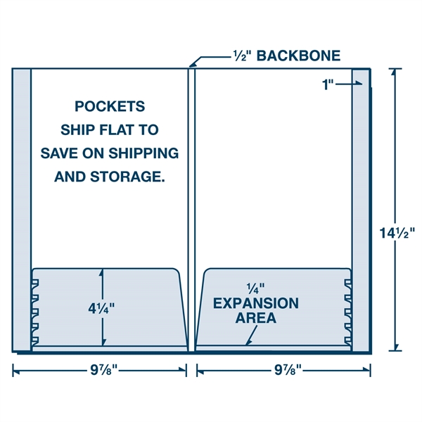 Legal size capacity folder with zipper expanding pockets and reinforced edges.... from ASI 32050 Admore / Admore®