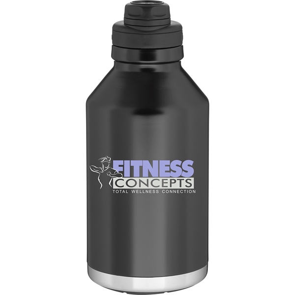 64 oz double wall stainless steel thermal growler with vacuum insulation... from ASI 51197 ETS Express, LLC