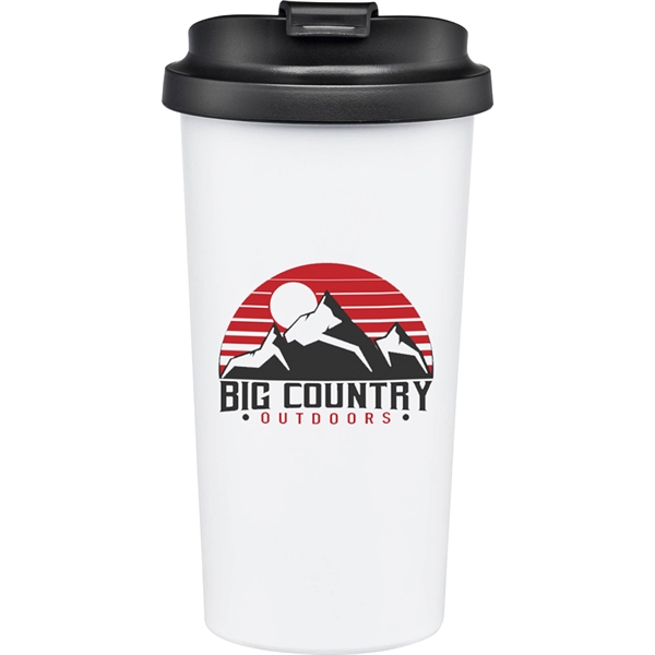 16 oz. tumbler made with vacuum insulated, double-wall stainless steel, and... from ASI 71920 Moderne Glass Company Inc / Glass America®