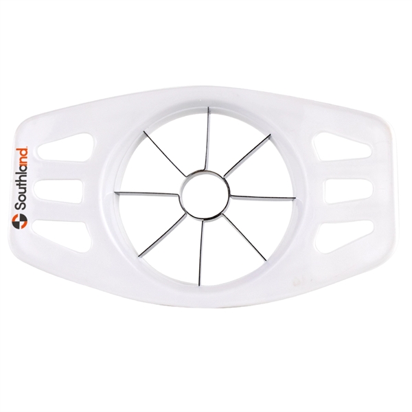 7" white slicer/corer for apples that slices them into eight pieces.... from ASI 38120 Ball Pro / Diversified Quality Kitchenware