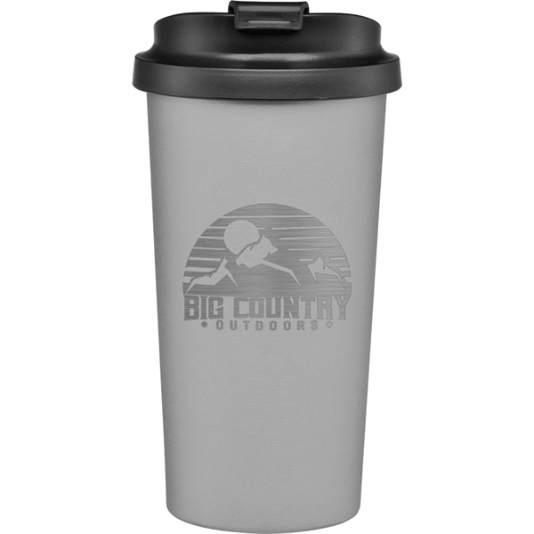 16 oz. tumbler made with vacuum insulated, double-wall stainless steel, and... from ASI 71920 Moderne Glass Company Inc / Glass America®