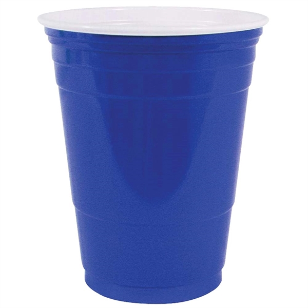 4 3/4" red plastic cup that holds up to 16 ounces... from ASI 38120 Ball Pro / Diversified Quality Kitchenware