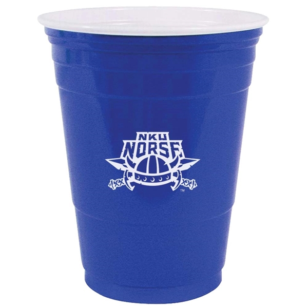 4 3/4" red plastic cup that holds up to 16 ounces... from ASI 38120 Ball Pro / Diversified Quality Kitchenware