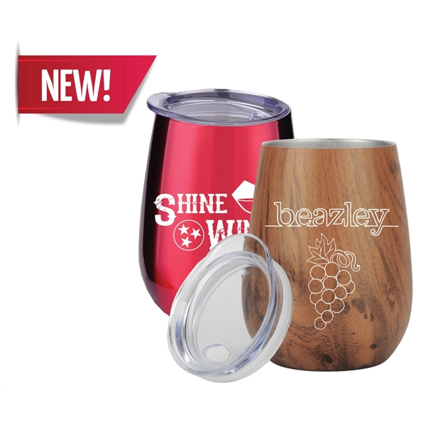 This 10 Oz. Stainless Steel Stemless Wine Glass comes in various... from ASI 92868 US Poly Enterprise Inc / The Poly Line