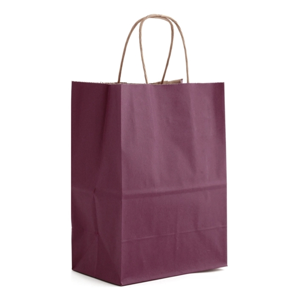 Pinstripe Matte Shopping Bags, 8" x 4.75" x 10.5".... from ASI 92480 Uniflex / U F