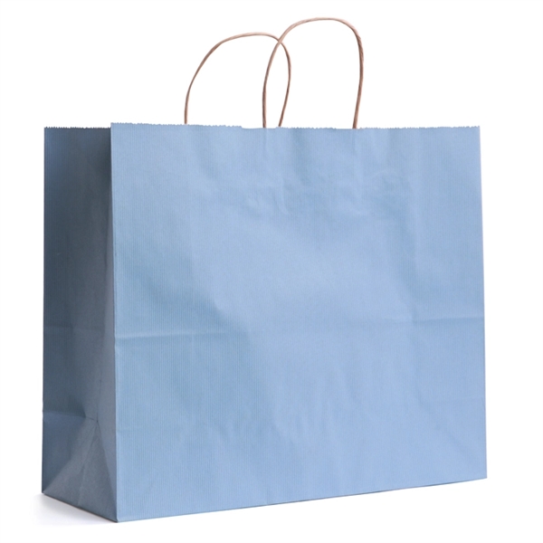 Pinstripe Matte Shopping Bags, 16" x 6" x 13".... from ASI 92480 Uniflex / U F
