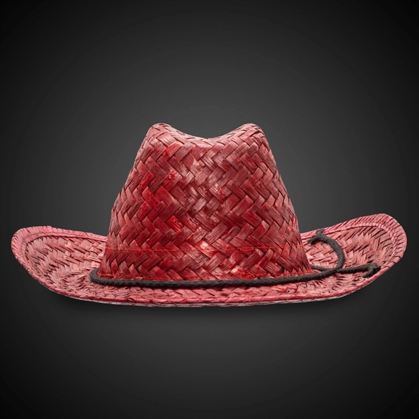 Assorted colored straw cowboy hat with a customizable band.... from ASI 42016 Brighter Promotions Inc