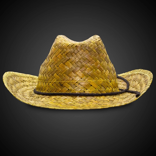 Assorted colored straw cowboy hat with a customizable band.... from ASI 42016 Brighter Promotions Inc