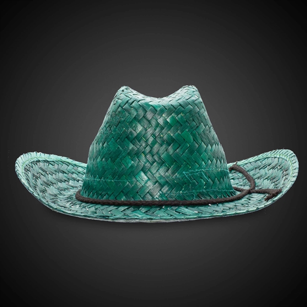 Assorted colored straw cowboy hat with a customizable band.... from ASI 42016 Brighter Promotions Inc