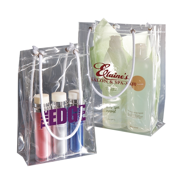 8x4x10" Vinyl Rope Handle Bag... from ASI 92480 Uniflex / U F