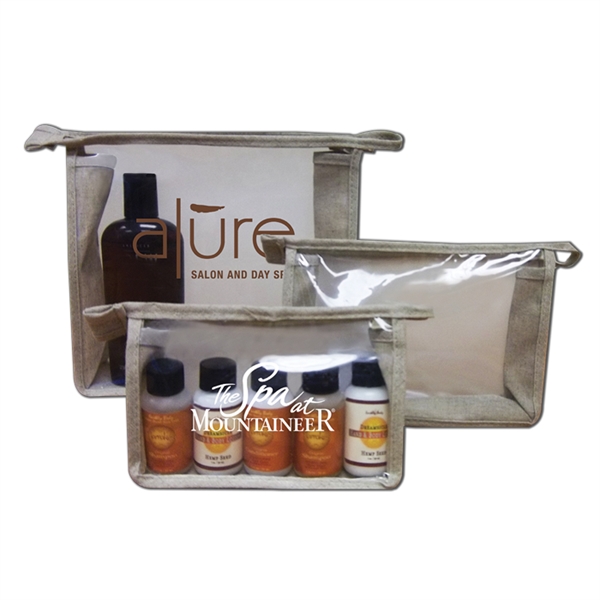 8x1.5x6" Vinyl & Hemp Cosmetic Case... from ASI 92480 Uniflex / U F