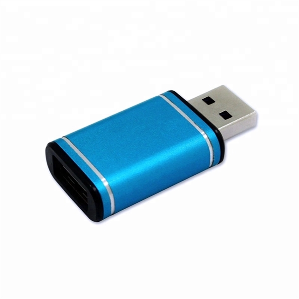 1.69" x .83" x .39" metal USB data protector prevents unwanted... from ASI 37218 Athena Promo (tm)