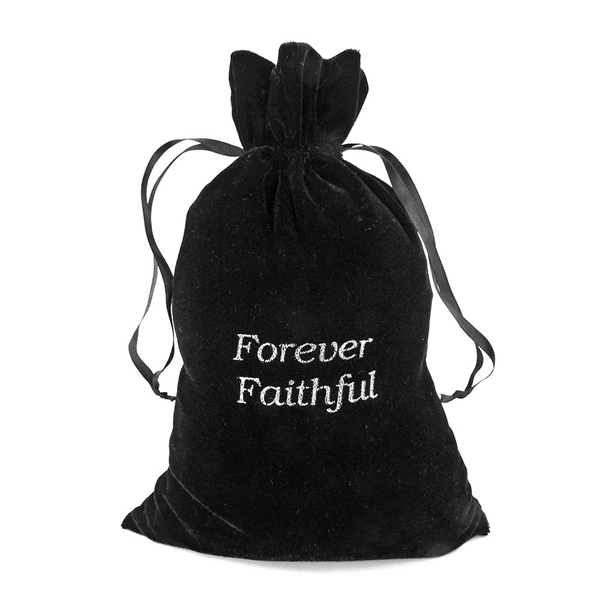 Velvet Drawstring Bag with double drawstring construction and multiple sizes. Blank.... from ASI 41630 Brave USA / Brave USA