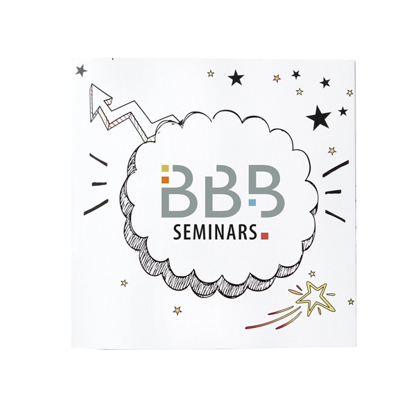 7" x 7" 24-page adult coloring book with inspirational theme.... from ASI 63549 Jornik Manufacturing Corp / Jornik