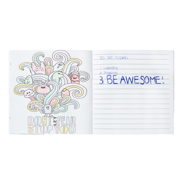 7" x 7" 24-page adult coloring book with inspirational theme.... from ASI 63549 Jornik Manufacturing Corp / Jornik