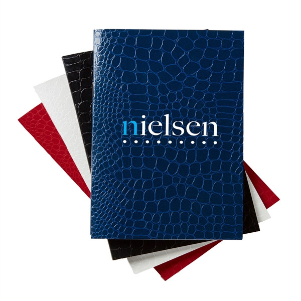 5" x 8" 76-page journal with crocodile textured cover.... from ASI 63549 Jornik Manufacturing Corp