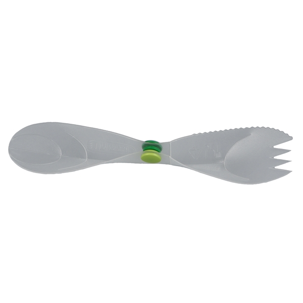 3-in-1 reusable fork, knife, and spoon... from ASI 93130 Utica Cutlery Co/Kutmaster 400 Line / Utica