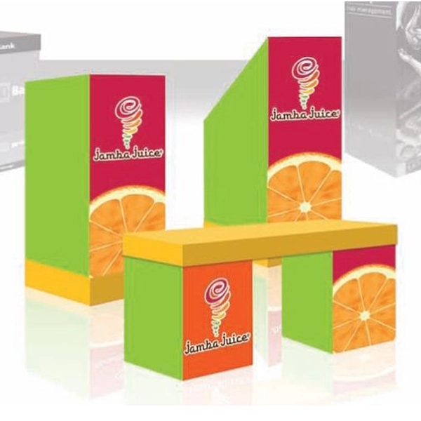 Trade Show Display Cube Table (22"x22"x48")... from ASI 68207 MAC Specialties Ltd / Sport Products Sport Products Plus