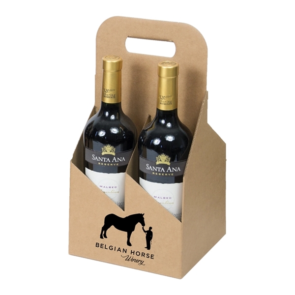 4 Wine Bottle Carrier Folding Box... from ASI 92480 Uniflex / U F