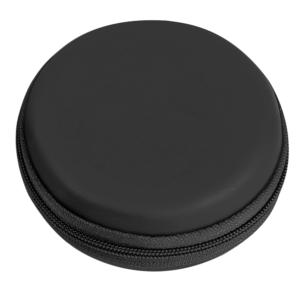 3"D rounded zippered travel case for electronic accessories and small chargers,... from ASI 61125 Hit Promotional Products / Hit®