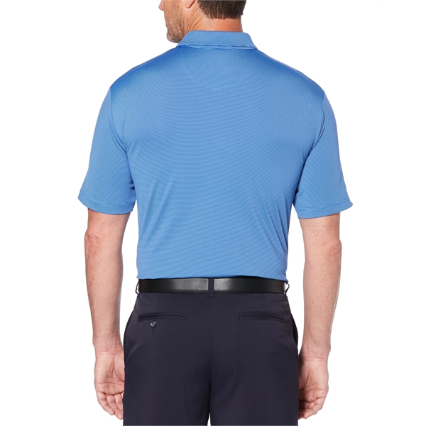 Fine Line Stripe Polo UPF 50 with Self fabric collar with... from ASI 38120 Ball Pro / Diversified Quality Kitchenware