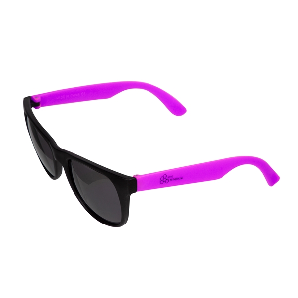 Plastic color pop sunglasses with UV 400 protection.... from ASI 62088 IDProductsource