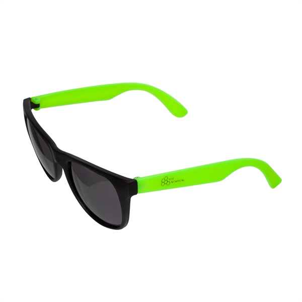Plastic color pop sunglasses with UV 400 protection.... from ASI 62088 IDProductsource