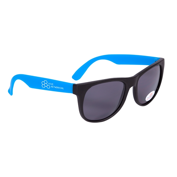 Plastic color pop sunglasses with UV 400 protection.... from ASI 62088 IDProductsource