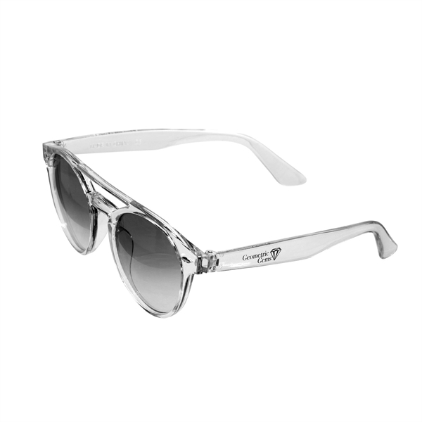 Polycarbonate round aviator-style sunglasses with UV400 protection.... from ASI 62088 IDProductsource