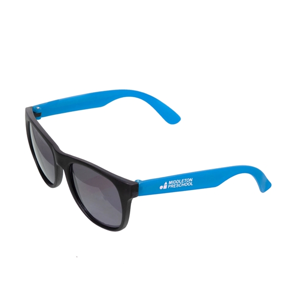 Youth-sized plastic sunglasses with UV400 protection.... from ASI 62088 IDProductsource