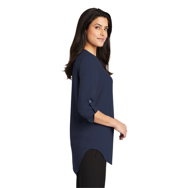 Port Authority Ladies 3/4-Sleeve Tunic Blouse.... from ASI 84863 SanMar