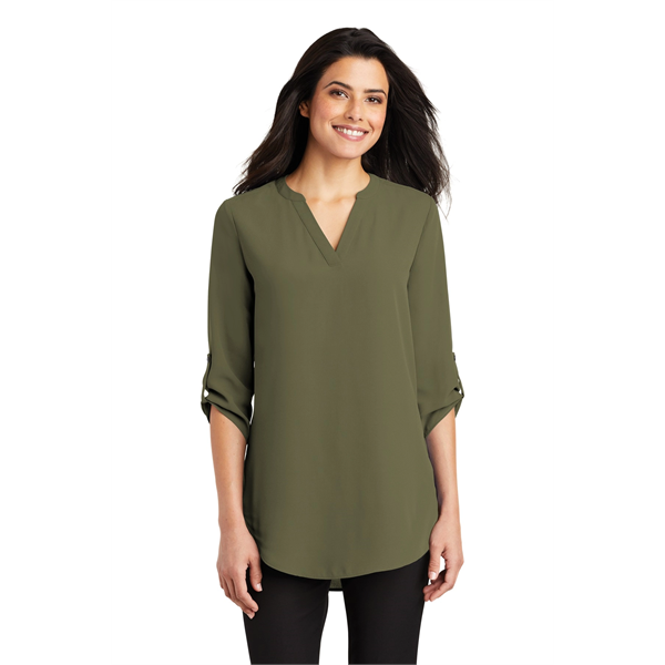 Port Authority Ladies 3/4-Sleeve Tunic Blouse.... from ASI 84863 SanMar