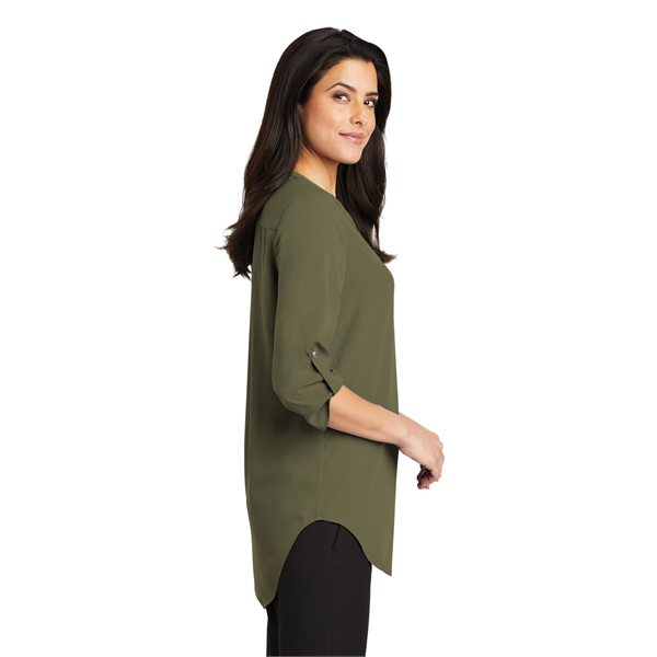 Port Authority Ladies 3/4-Sleeve Tunic Blouse.... from ASI 84863 SanMar