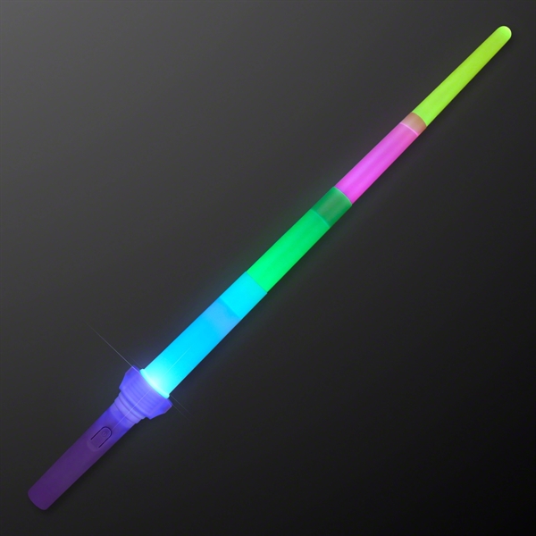 Neon Glow Expanding Light Sword; Blank and Imprinted Pricing... from ASI 34194 ALightPromos