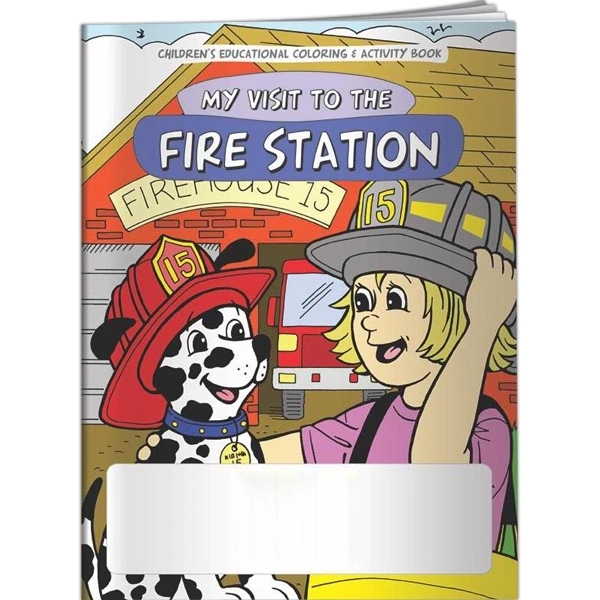 Coloring Book - My Visit to the Fire Station... from ASI 54100 Fields Manufacturing Inc / Better Life Line