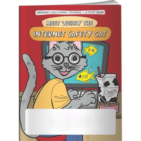 Coloring Book - Internet Safety... from ASI 54100 Fields Manufacturing Inc / Better Life Line