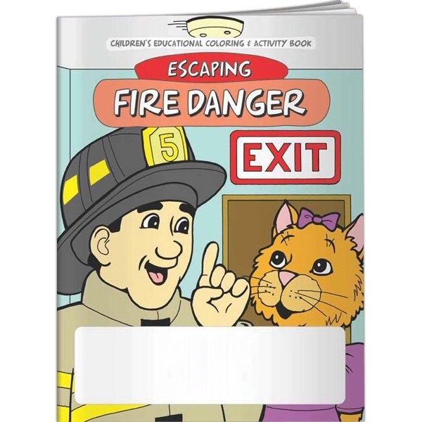 Coloring Book - Escaping Fire Danger... from ASI 54100 Fields Manufacturing Inc / Better Life Line