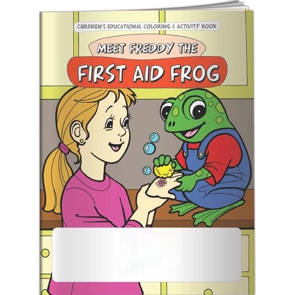 Coloring Book - First Aid Frog... from ASI 54100 Fields Manufacturing Inc / Better Life Line