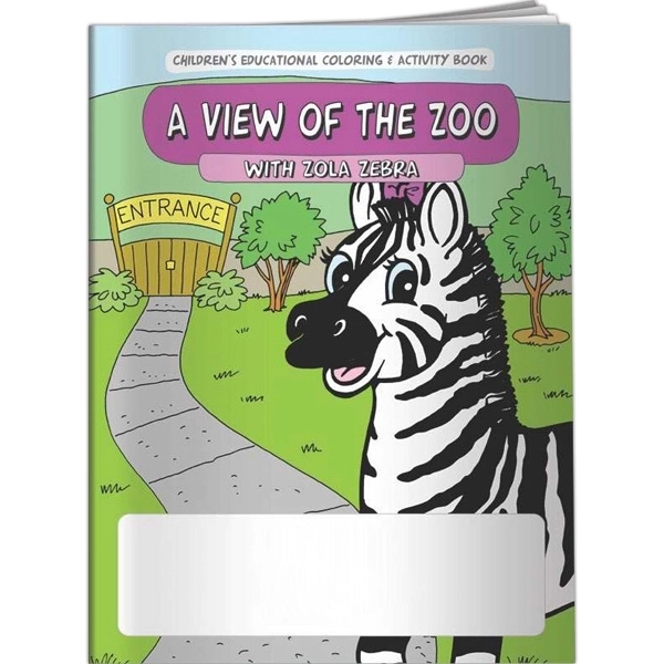 Coloring Book - A View of the Zoo... from ASI 54100 Fields Manufacturing Inc / Better Life Line